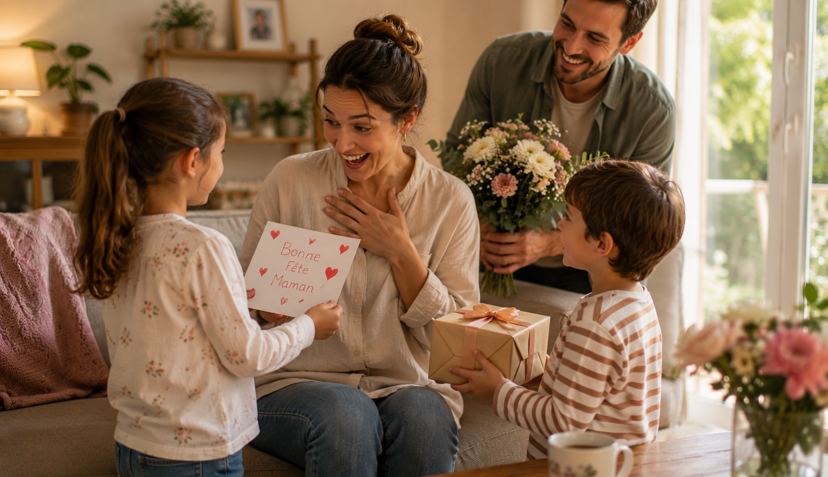 Chèque cadeau fête des mères & des pères CSE