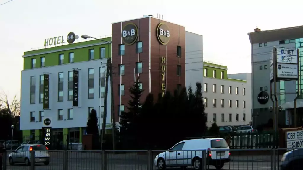 Façade d'un hôtel B&B