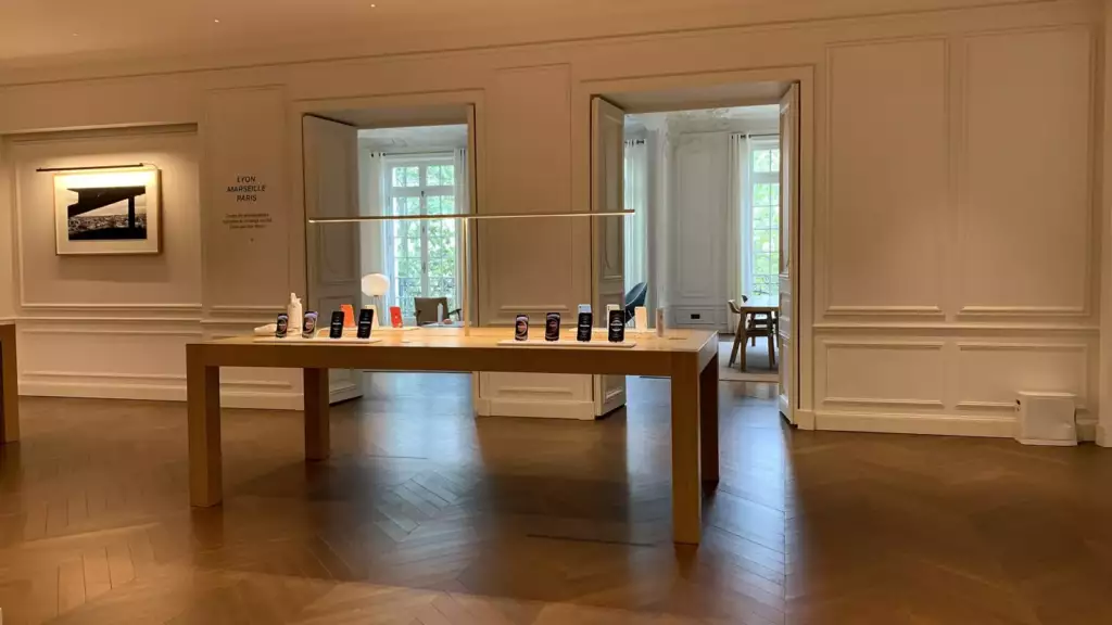 Intérieur d'un Apple Store