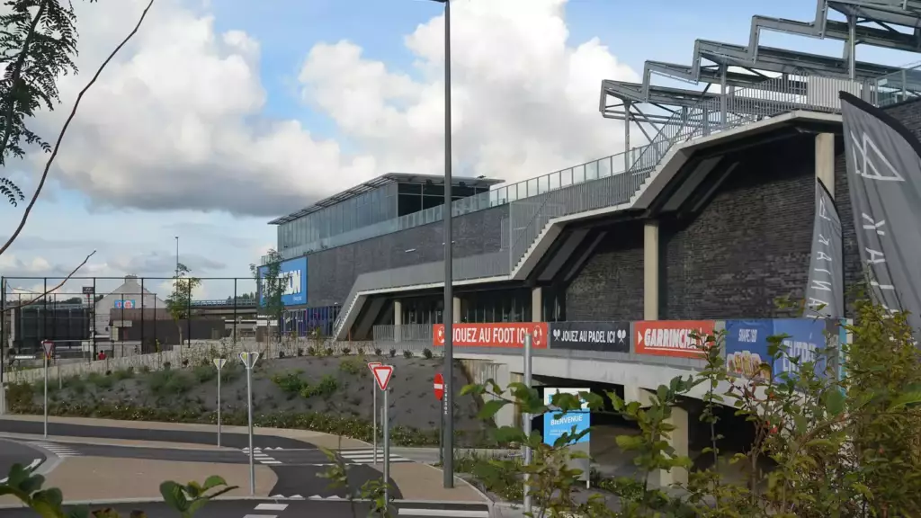 Façade d'un magasin Decathlon