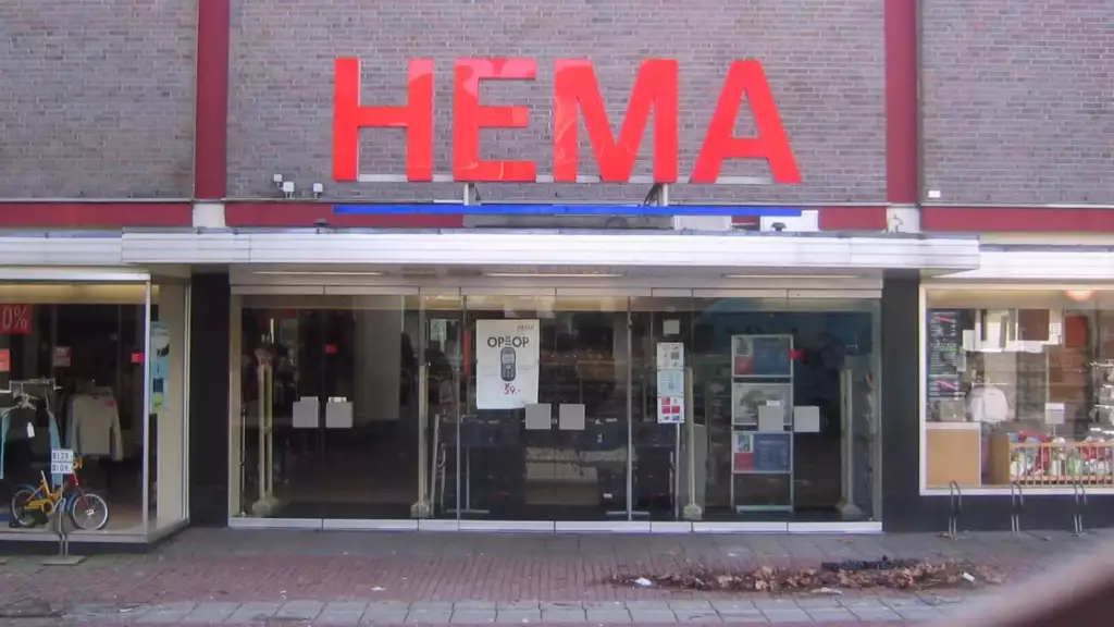 Façade d'un magasin Hema