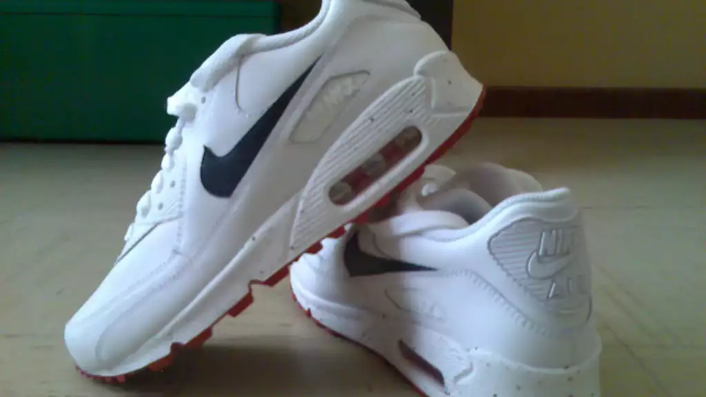 Paire de baskets Nike blanches