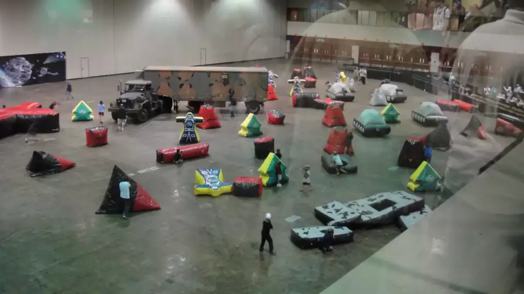 Arène de laser game