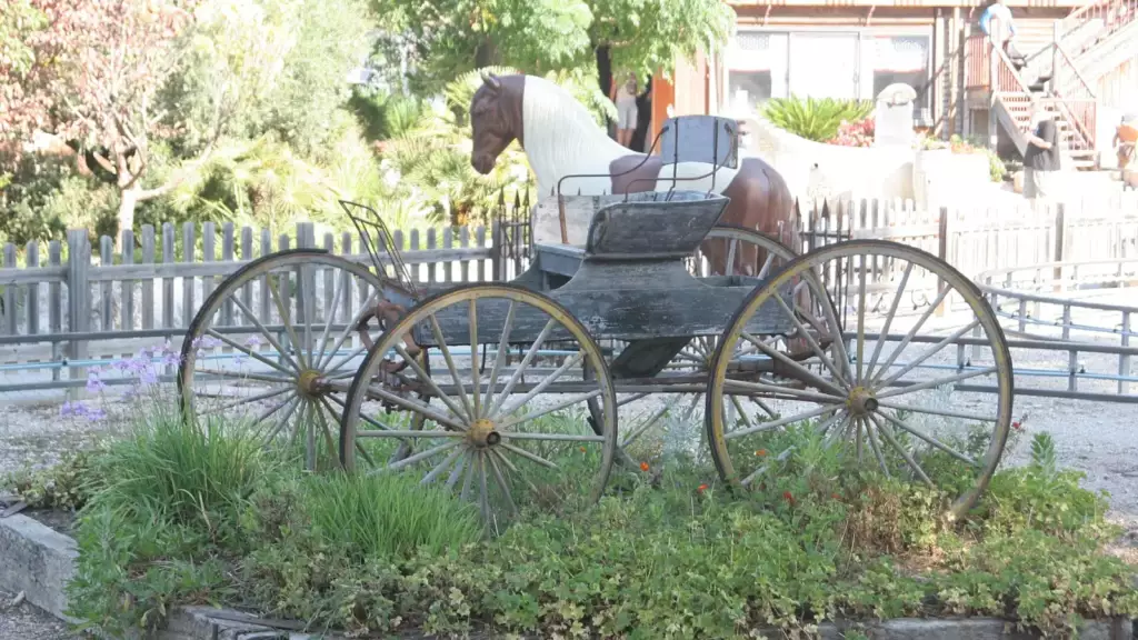 Chariot du Far West au parc OK Corral