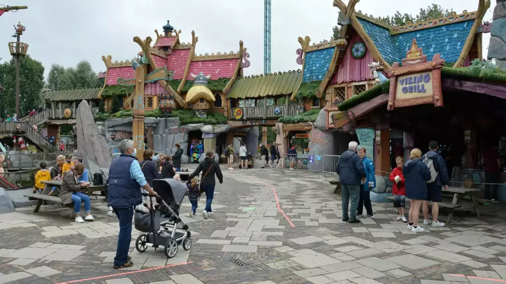 Boutiques et restaurants de Plopsaland De Panne