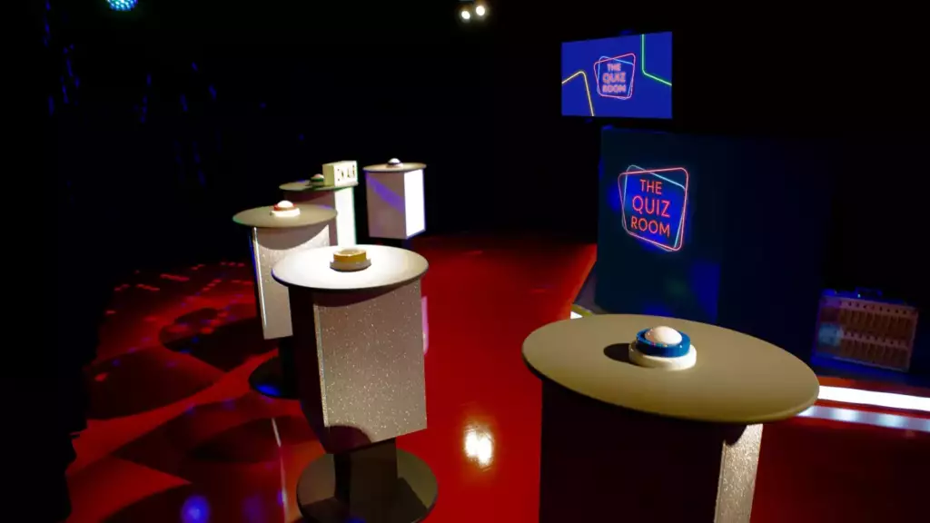 Salle de jeu de quiz